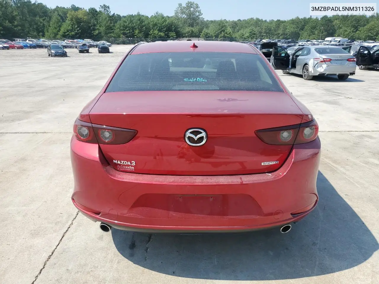 2022 Mazda 3 Premium VIN: 3MZBPADL5NM311326 Lot: 62138925