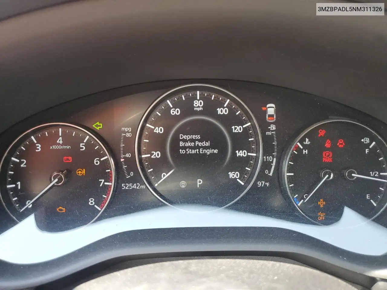 2022 Mazda 3 Premium VIN: 3MZBPADL5NM311326 Lot: 62138925