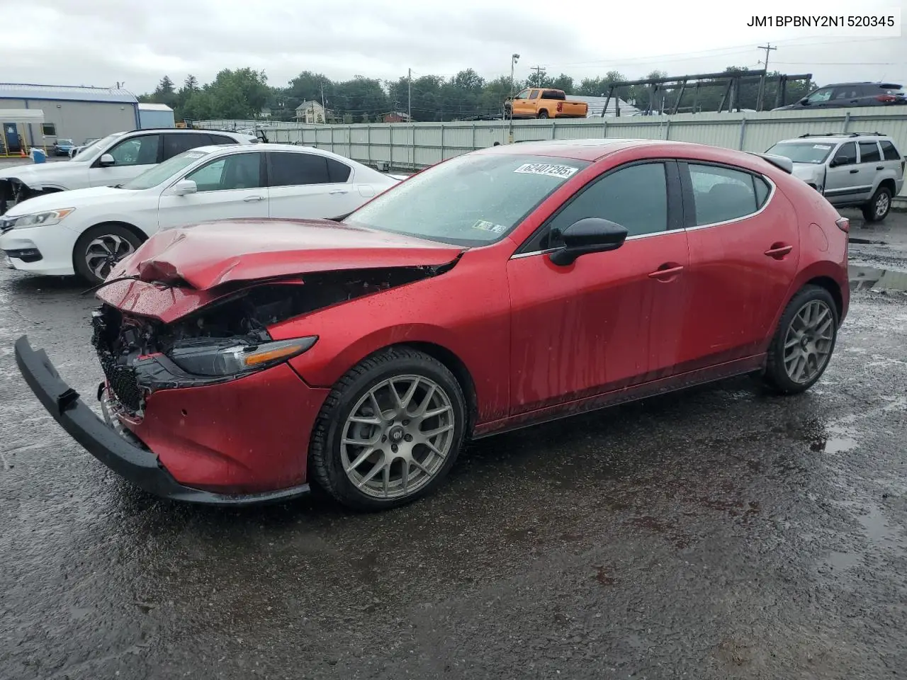 2022 Mazda 3 Premium Plus VIN: JM1BPBNY2N1520345 Lot: 62407295
