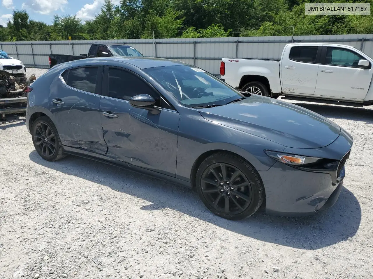 2022 Mazda 3 Preferred VIN: JM1BPALL4N1517187 Lot: 62583855