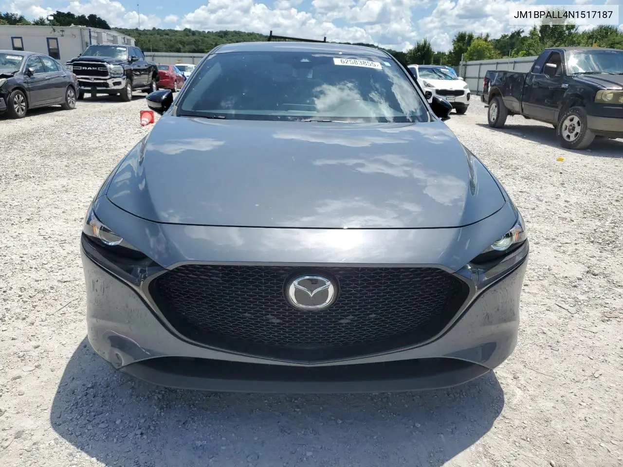 2022 Mazda 3 Preferred VIN: JM1BPALL4N1517187 Lot: 62583855
