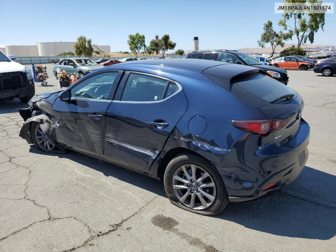 2022 Mazda 3 VIN: JM1BPAJL4N1501574 Lot: 62612875