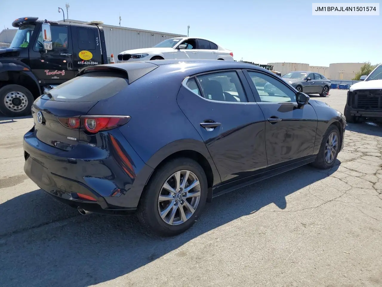 2022 Mazda 3 VIN: JM1BPAJL4N1501574 Lot: 62612875