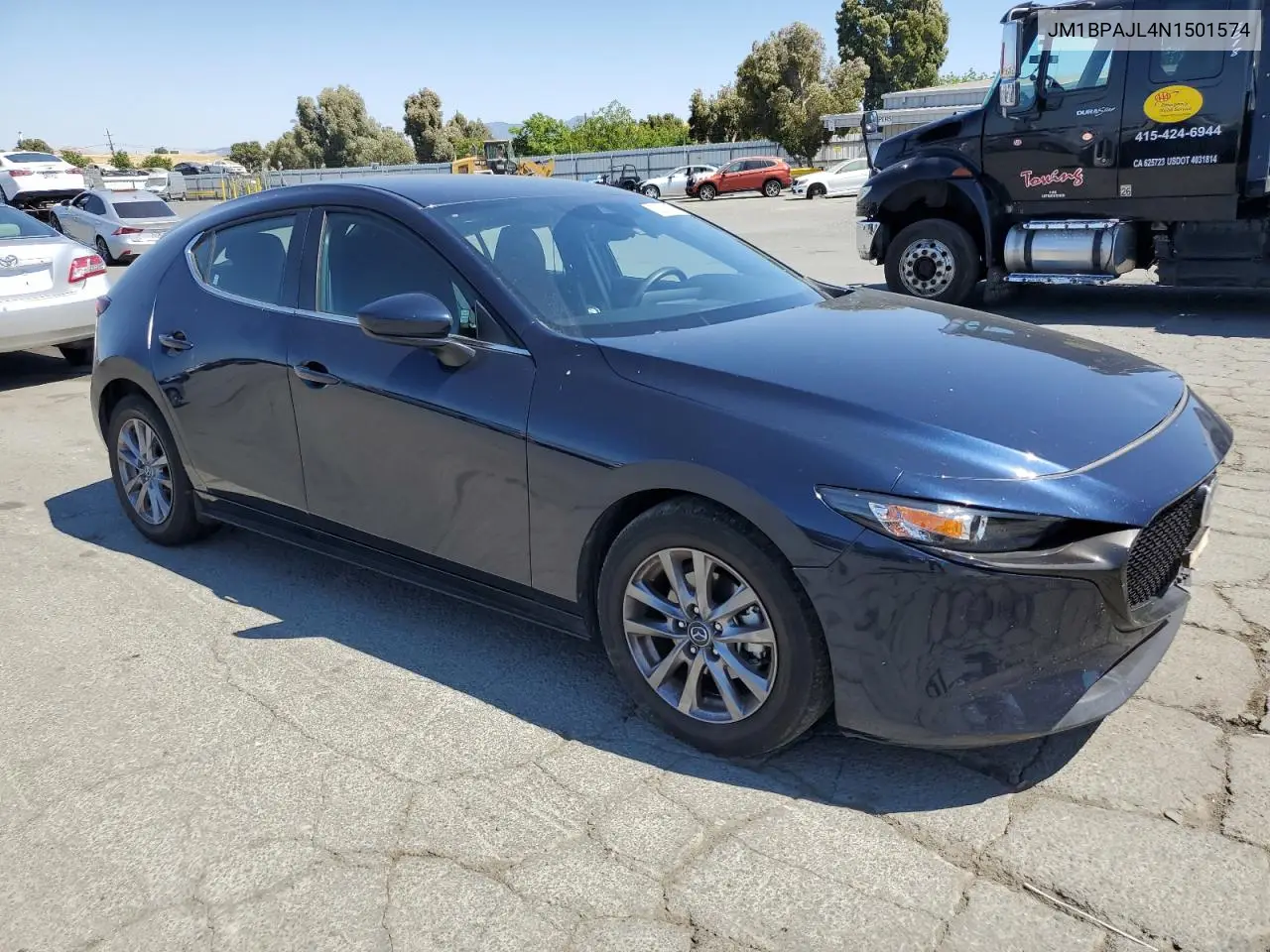 2022 Mazda 3 VIN: JM1BPAJL4N1501574 Lot: 62612875