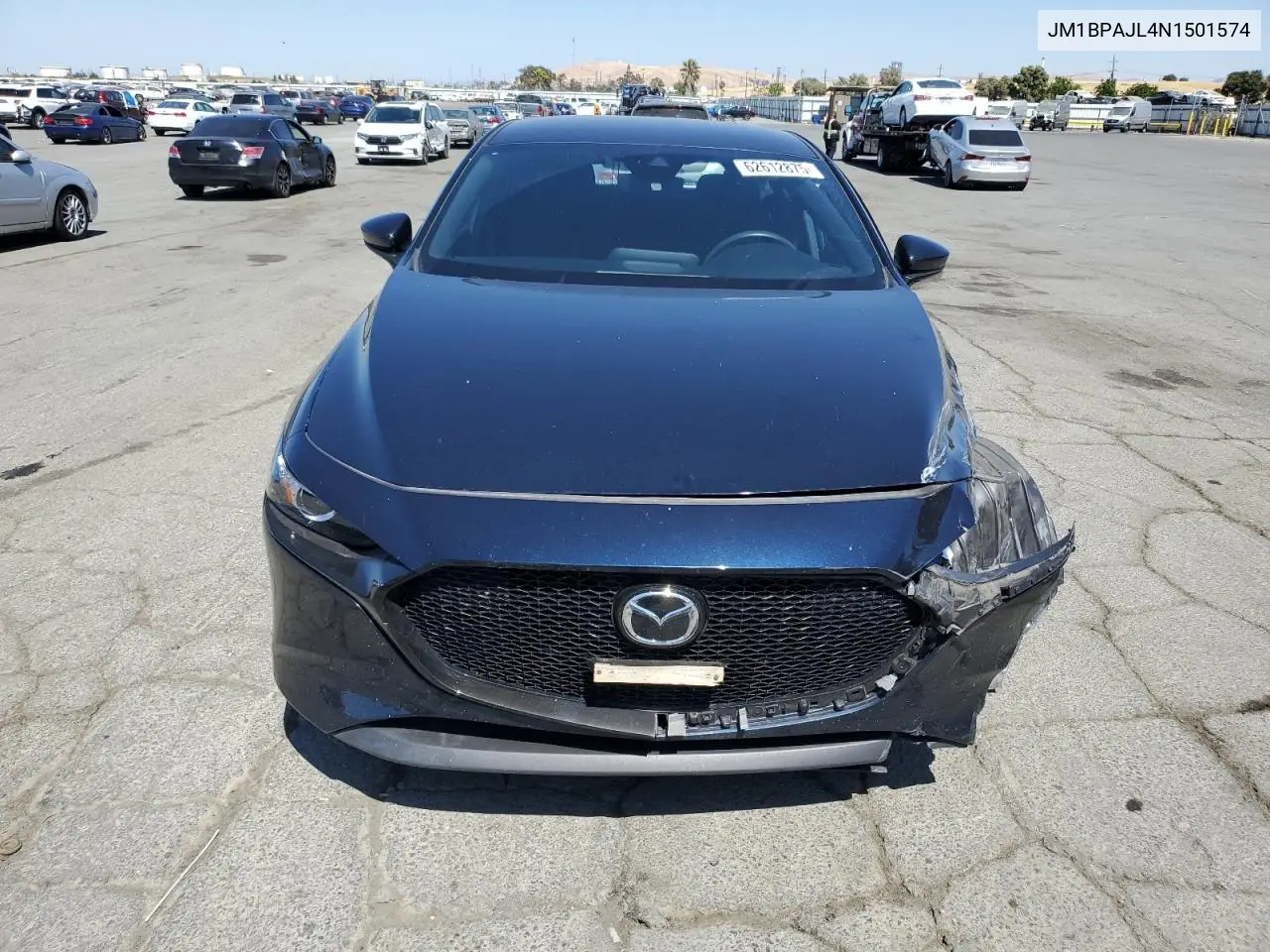 2022 Mazda 3 VIN: JM1BPAJL4N1501574 Lot: 62612875