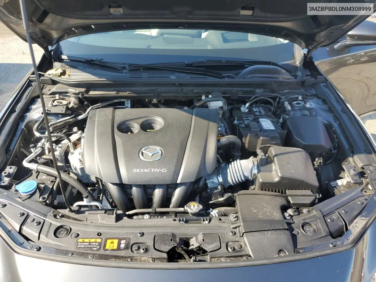 2022 Mazda 3 Premium VIN: 3MZBPBDL0NM308999 Lot: 62640635
