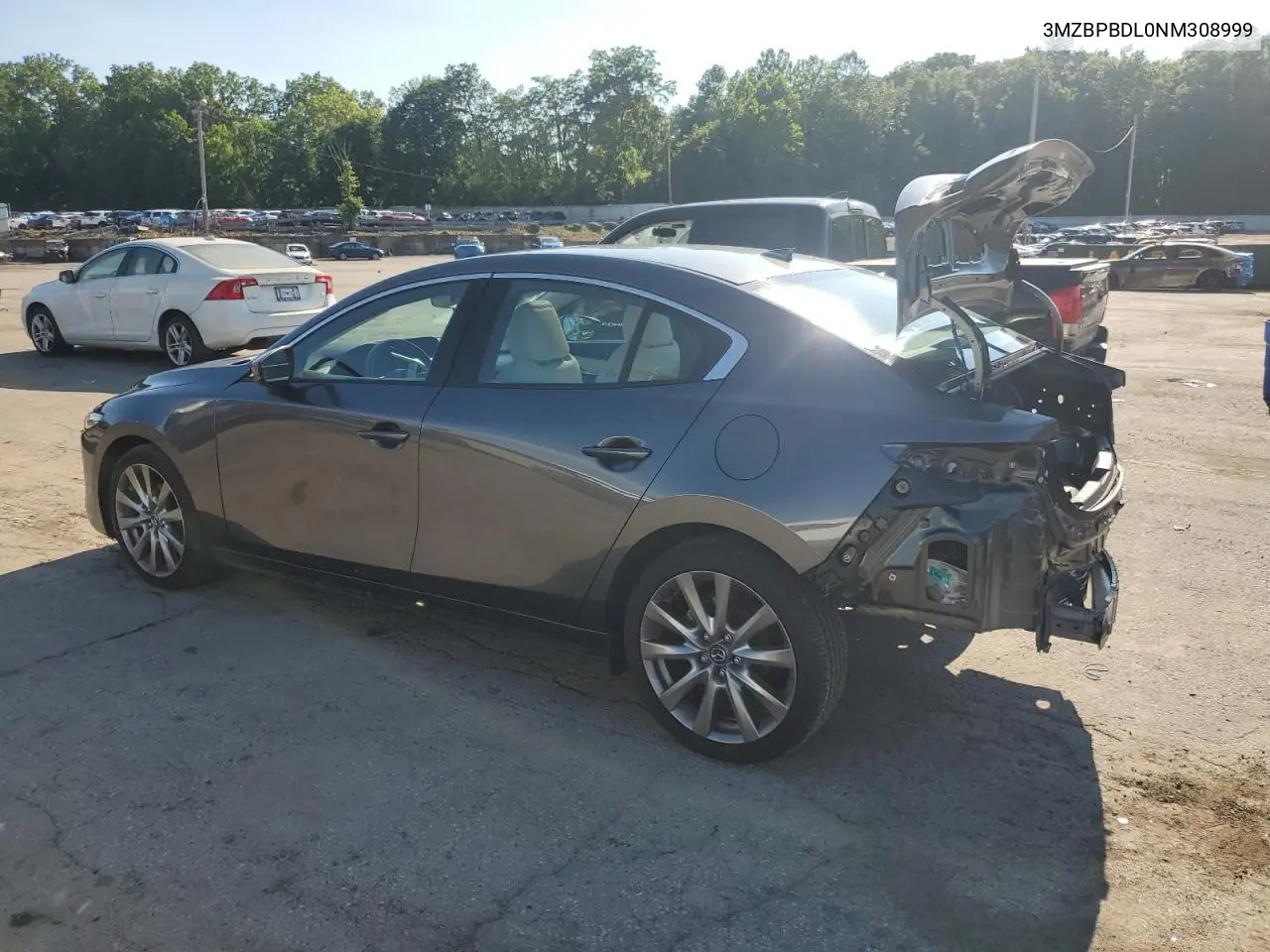 2022 Mazda 3 Premium VIN: 3MZBPBDL0NM308999 Lot: 62640635