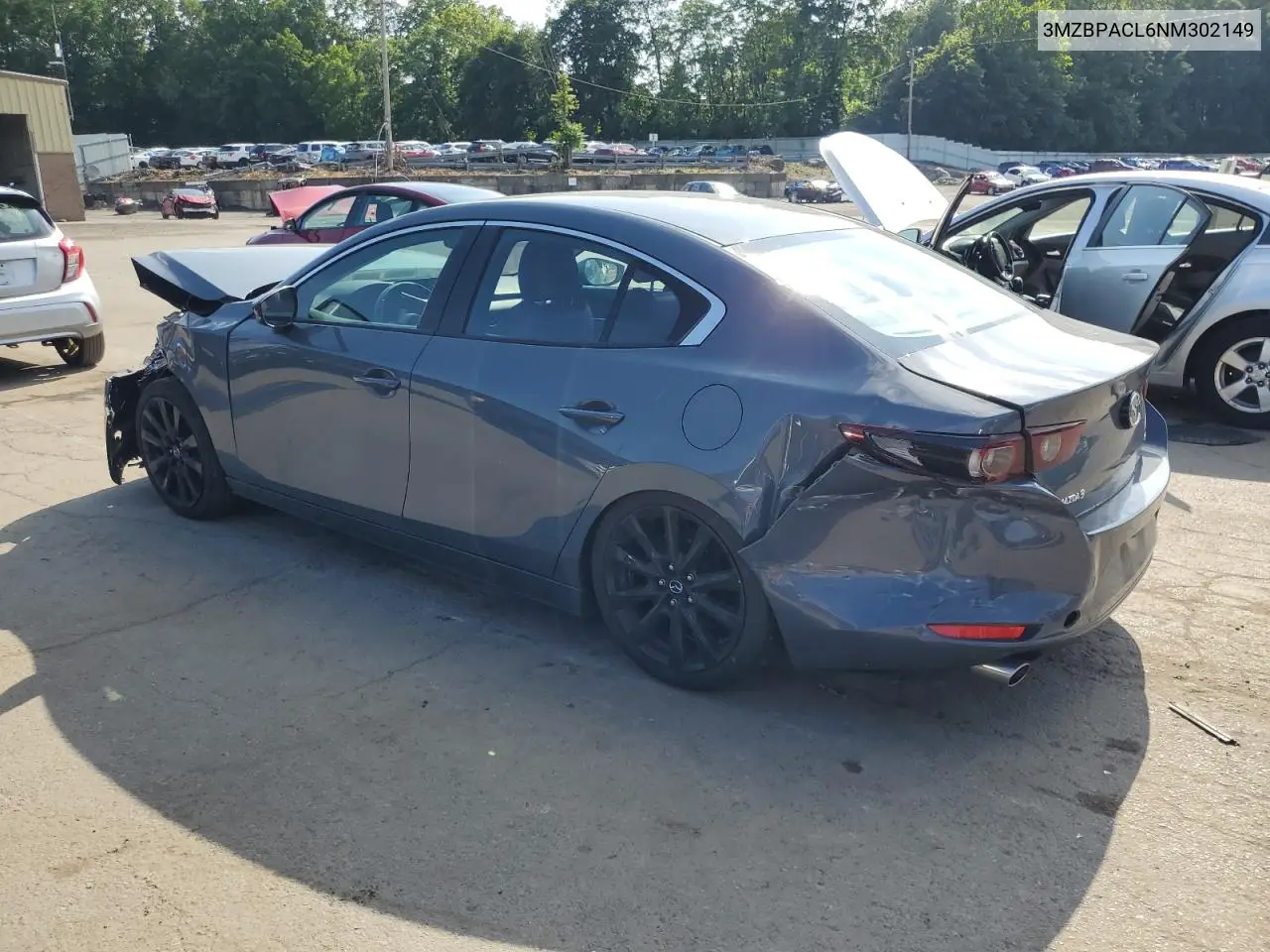 2022 Mazda 3 Preferred VIN: 3MZBPACL6NM302149 Lot: 62943465