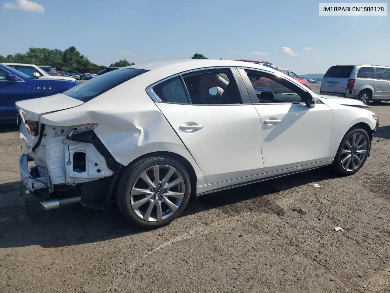 2022 Mazda 3 Select VIN: JM1BPABL0N1508178 Lot: 63181305