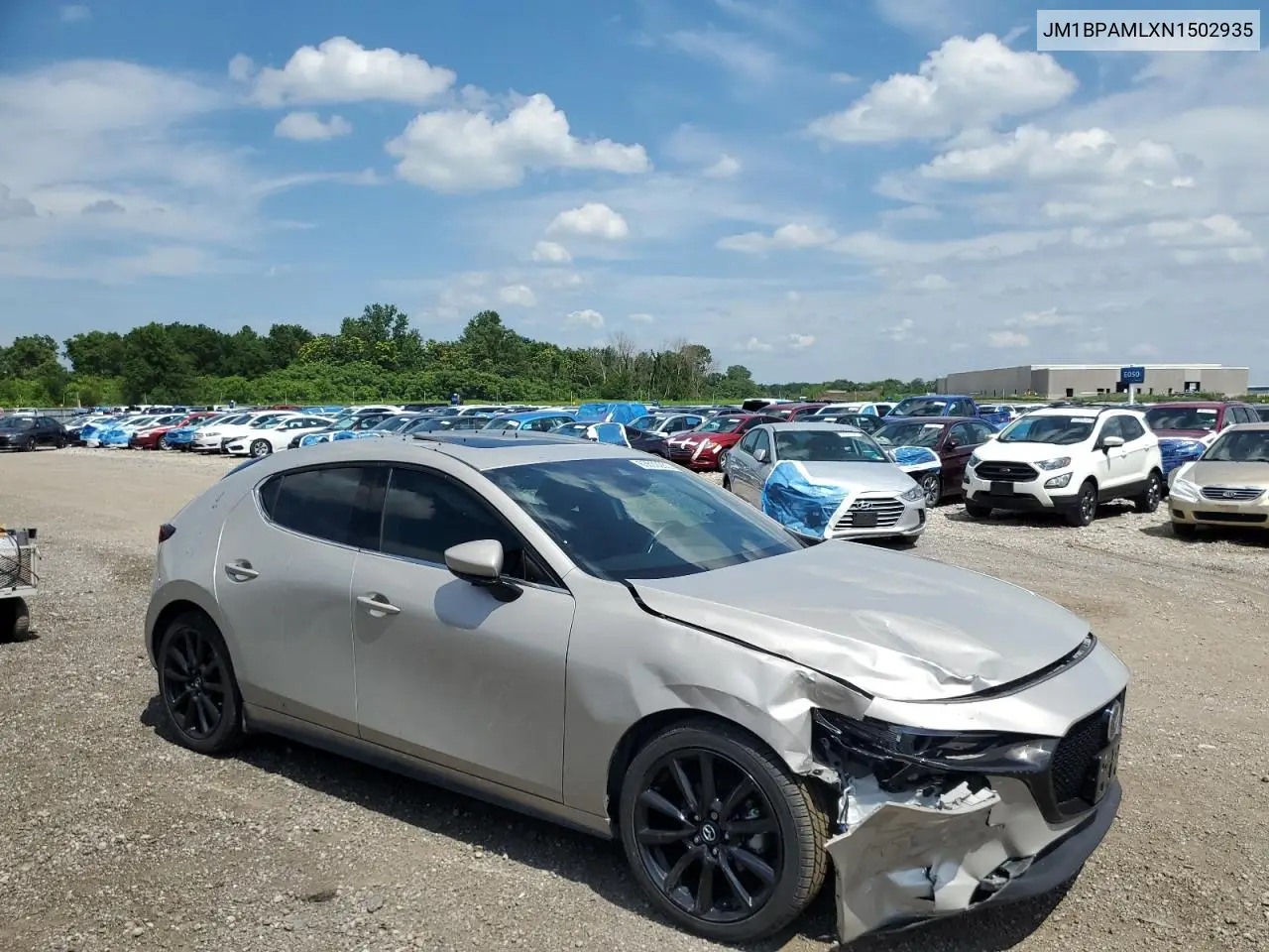 2022 Mazda 3 Premium VIN: JM1BPAMLXN1502935 Lot: 63609285