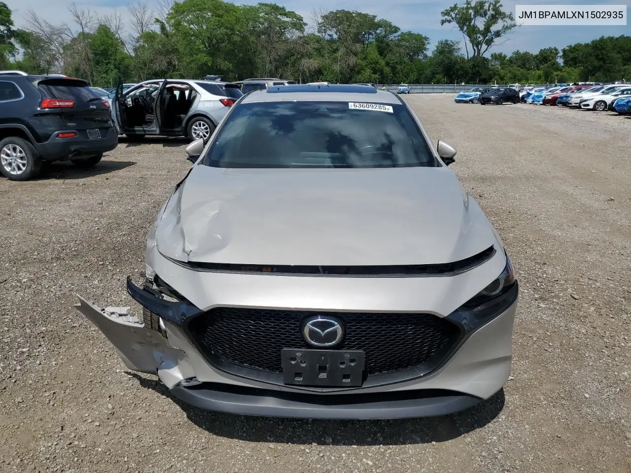2022 Mazda 3 Premium VIN: JM1BPAMLXN1502935 Lot: 63609285