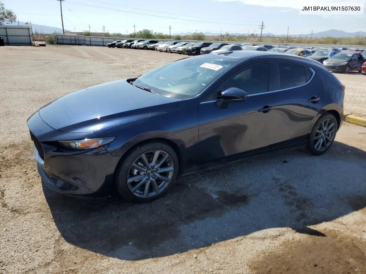 2022 Mazda 3 Select VIN: JM1BPAKL9N1507630 Lot: 63757255