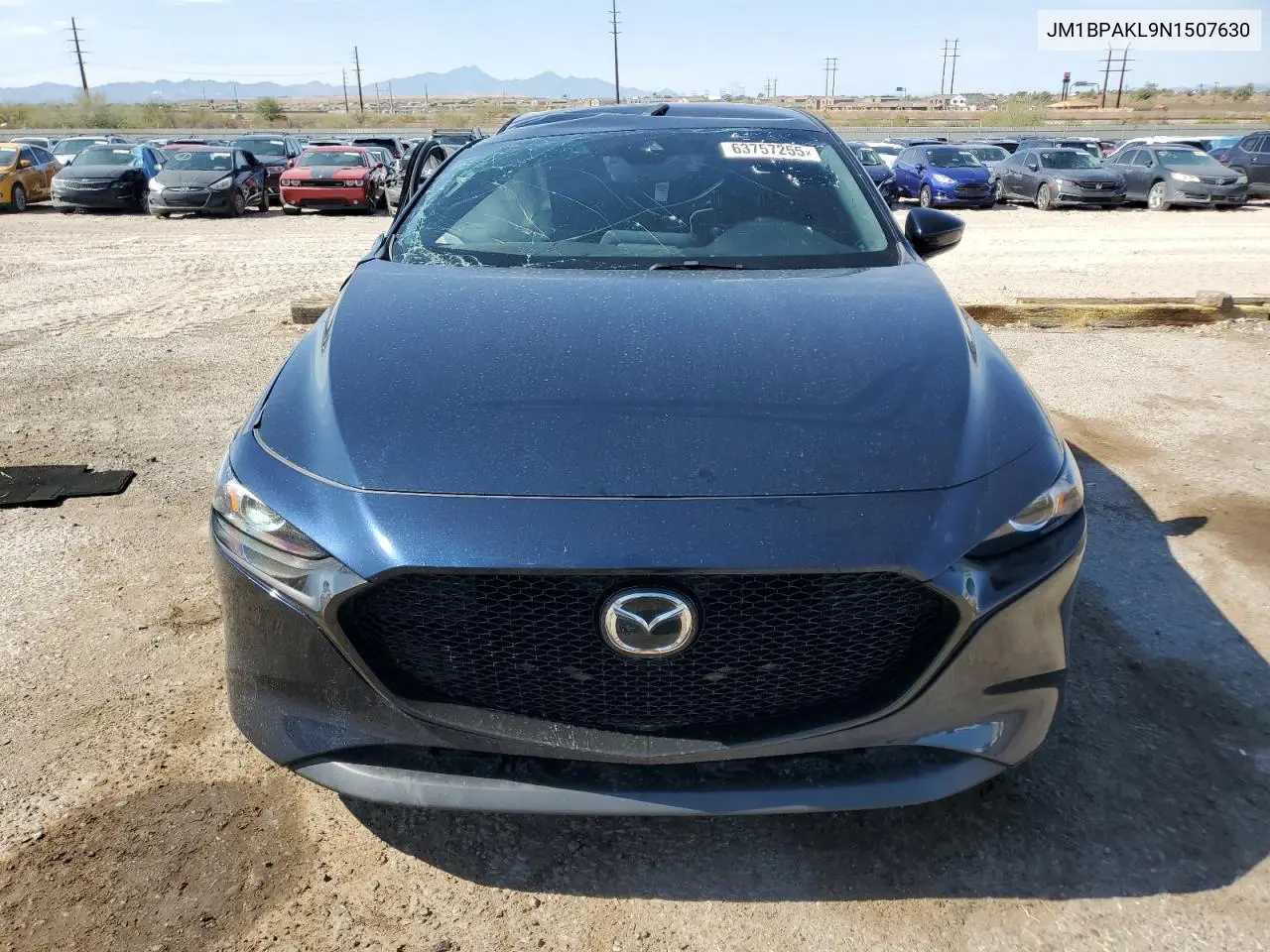 2022 Mazda 3 Select VIN: JM1BPAKL9N1507630 Lot: 63757255