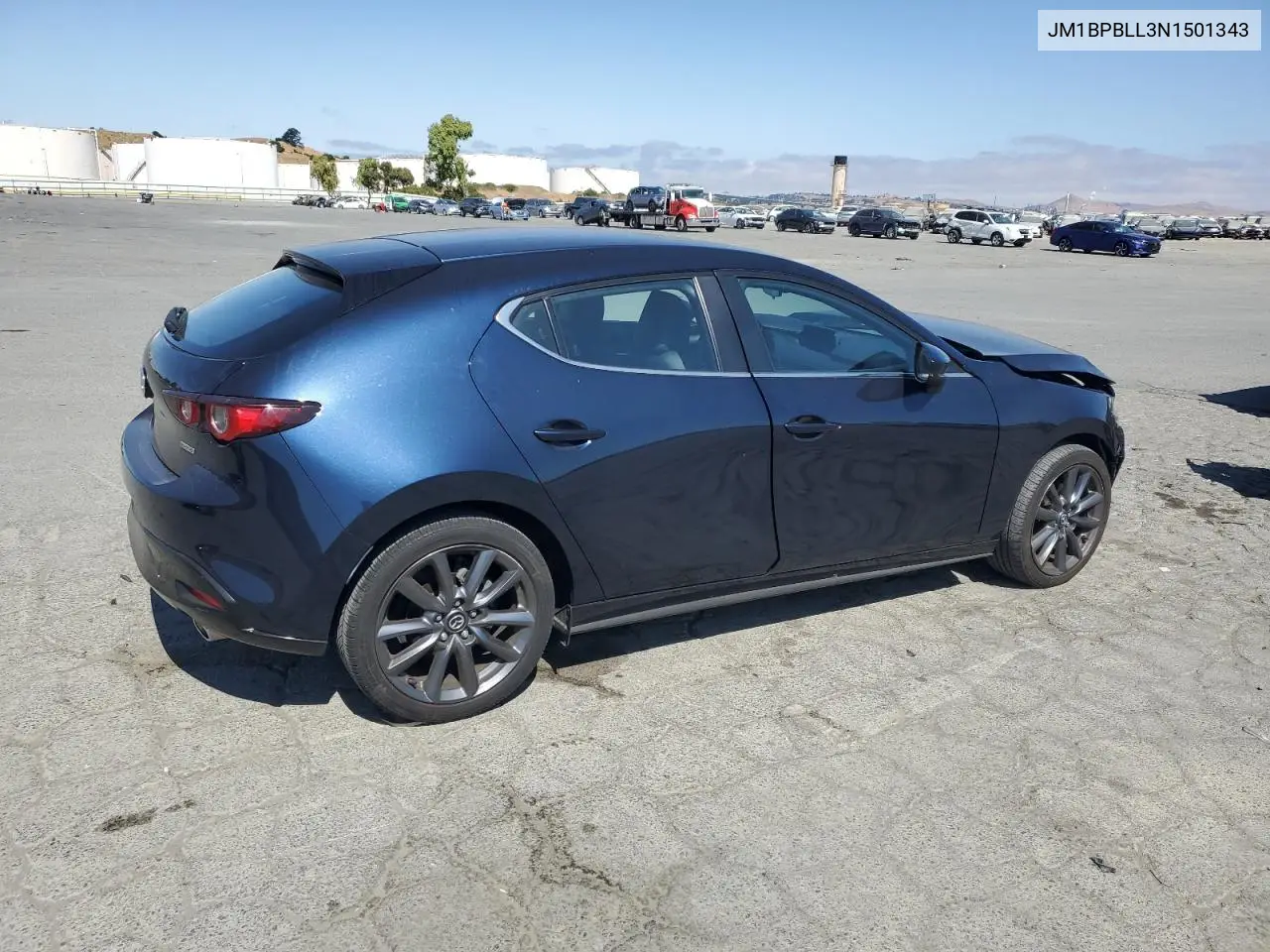 2022 Mazda 3 Preferred VIN: JM1BPBLL3N1501343 Lot: 63782595