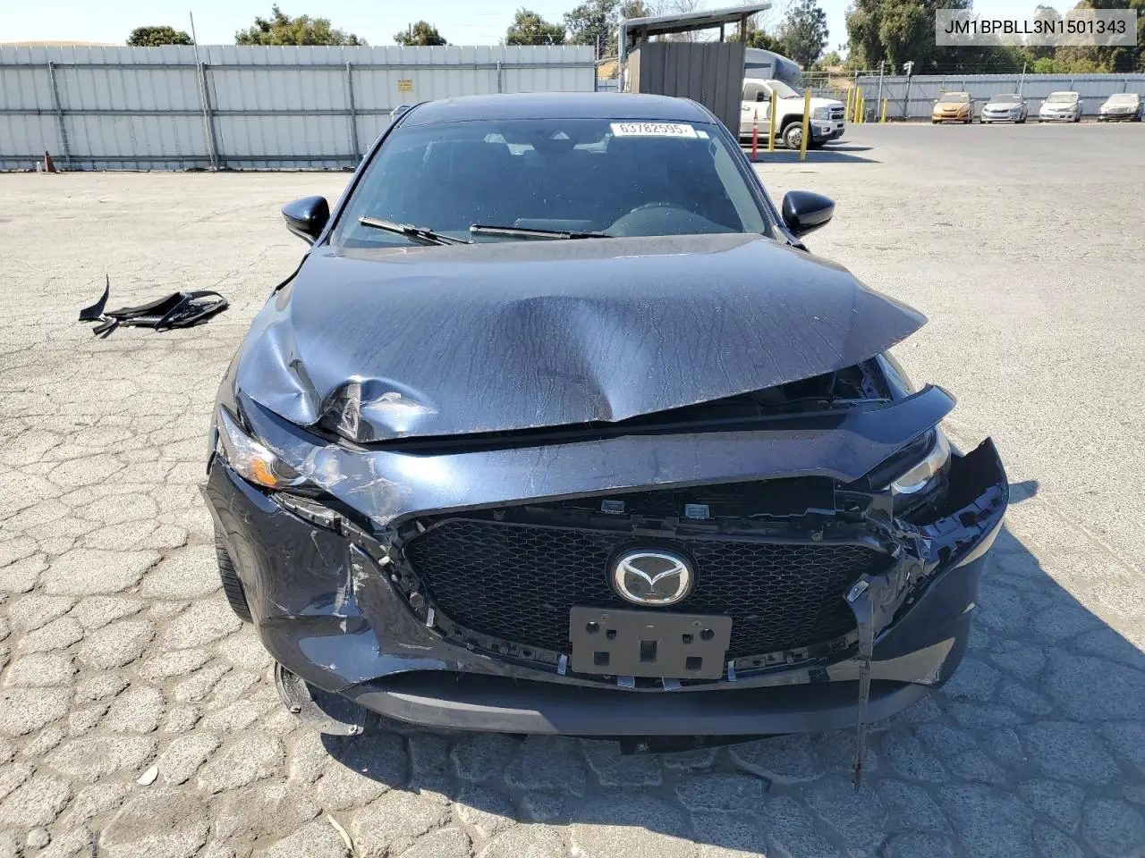 2022 Mazda 3 Preferred VIN: JM1BPBLL3N1501343 Lot: 63782595