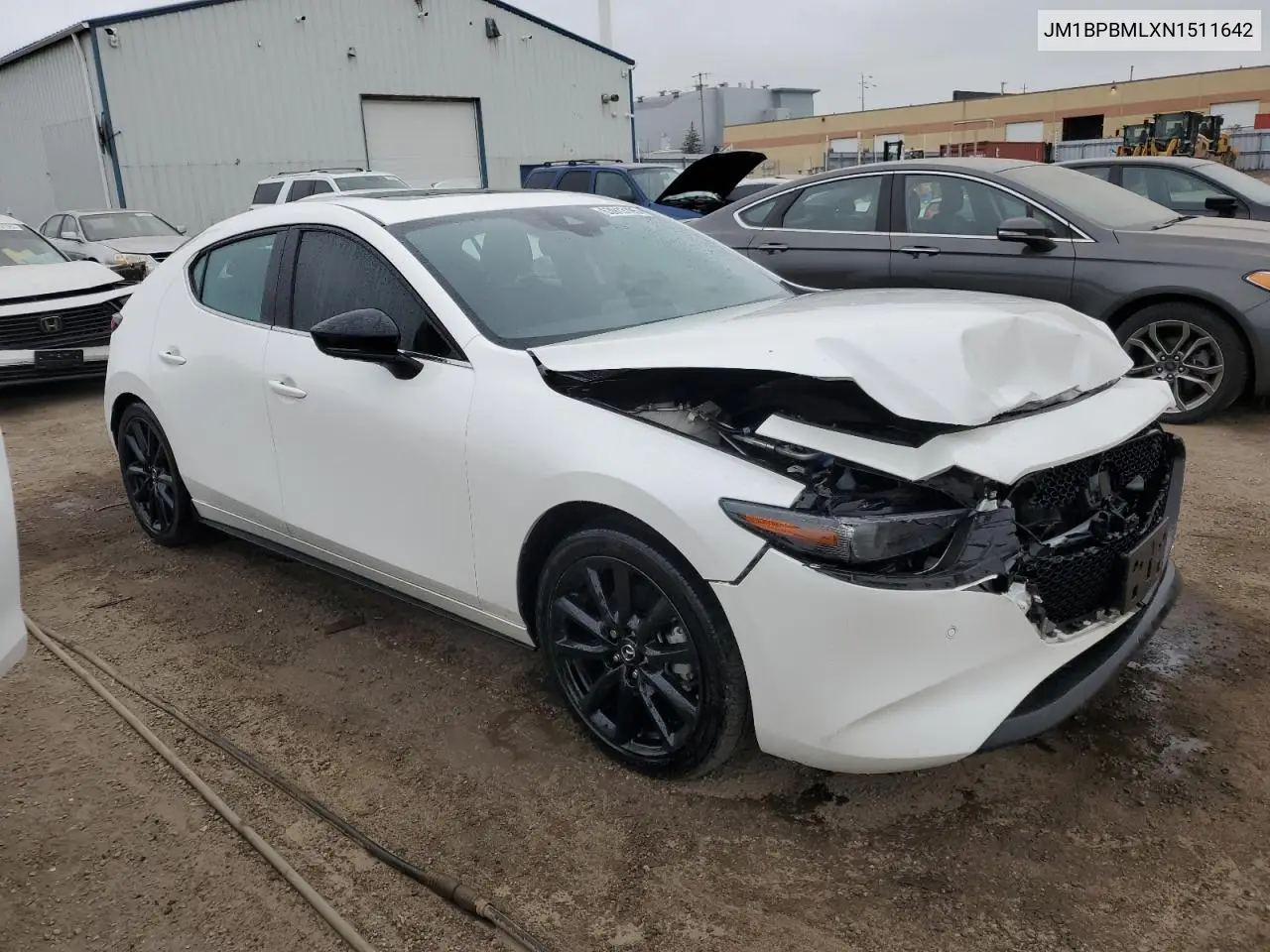 2022 Mazda 3 Premium VIN: JM1BPBMLXN1511642 Lot: 63913195