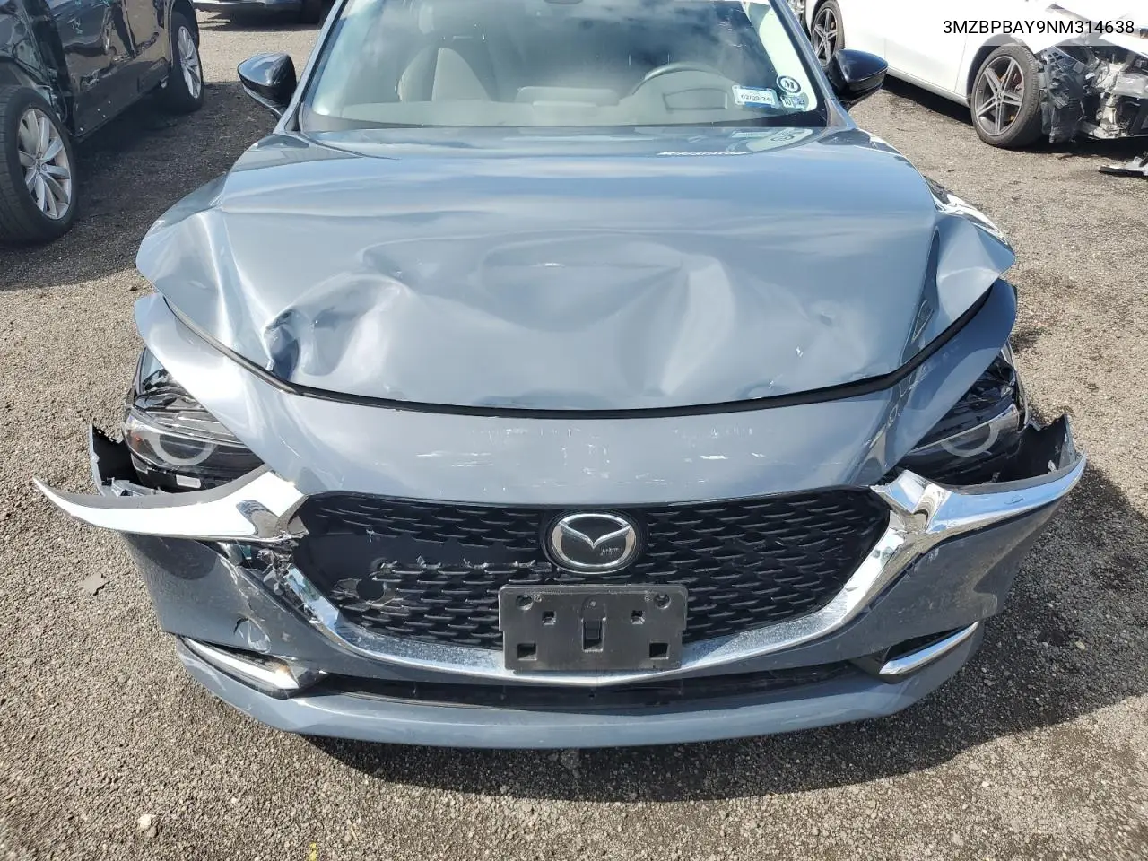 2022 Mazda 3 VIN: 3MZBPBAY9NM314638 Lot: 63976745