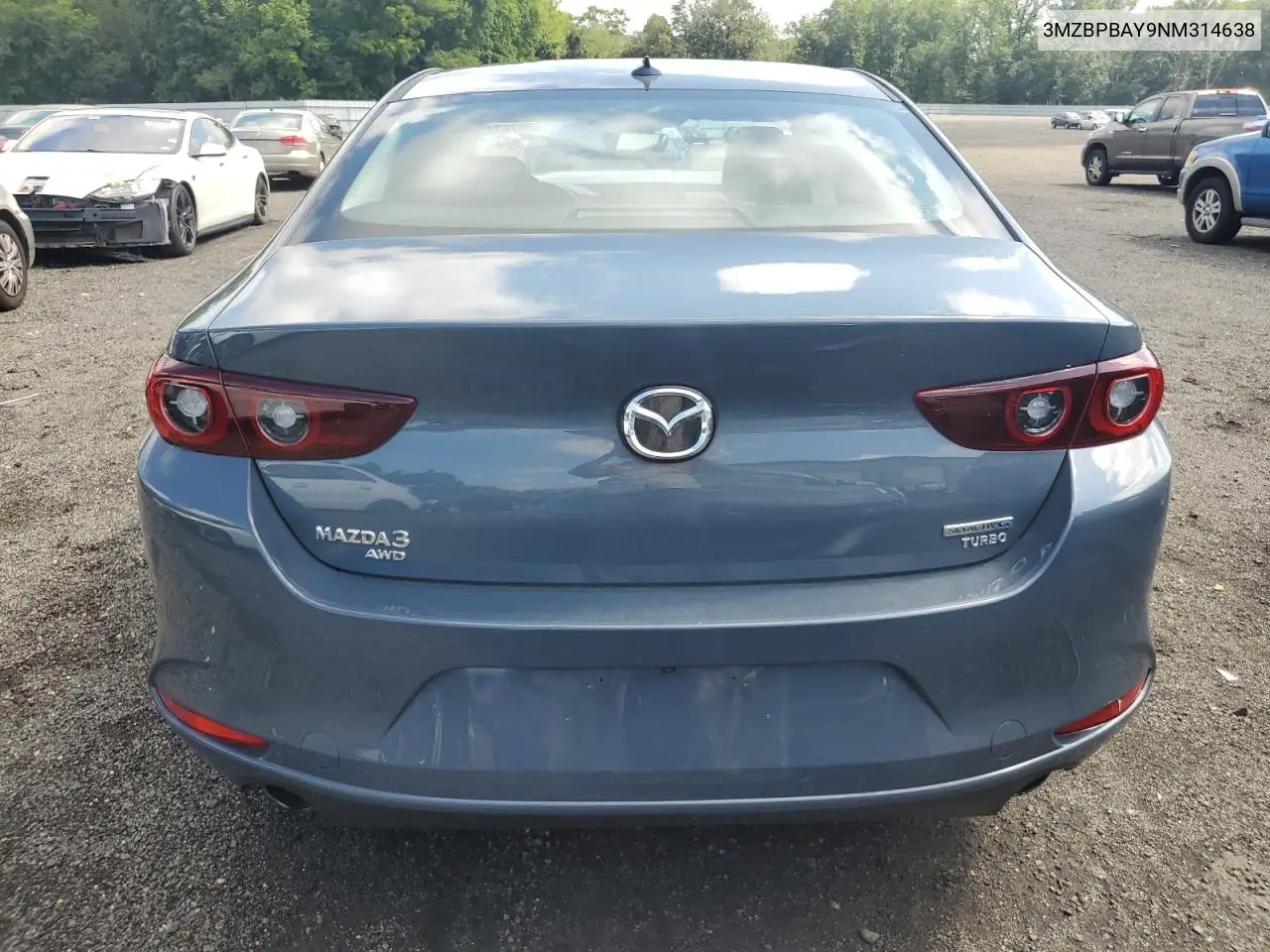 2022 Mazda 3 VIN: 3MZBPBAY9NM314638 Lot: 63976745