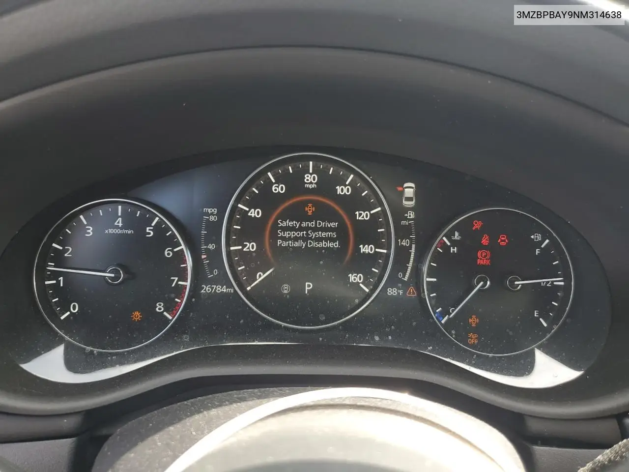 2022 Mazda 3 VIN: 3MZBPBAY9NM314638 Lot: 63976745