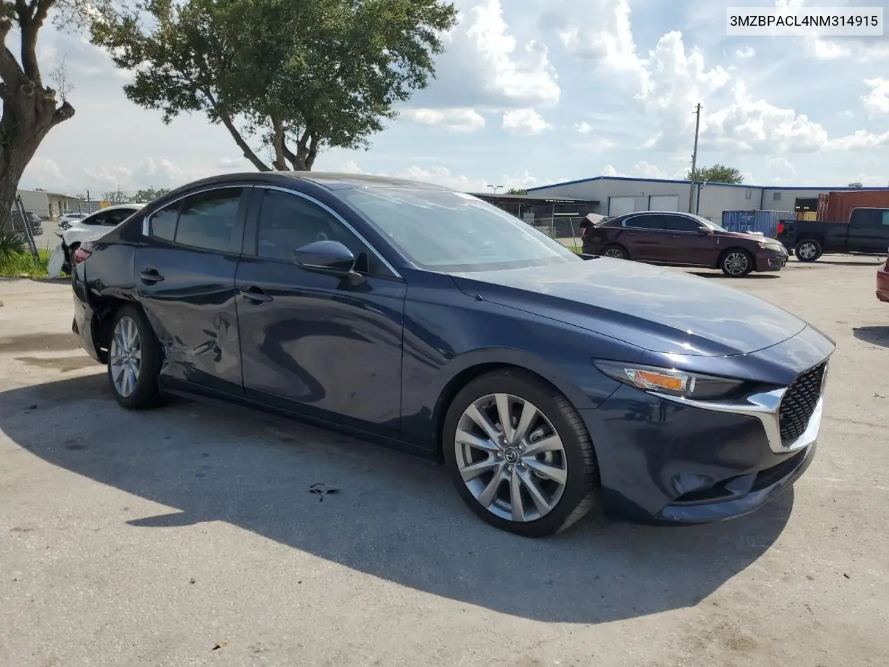 2022 Mazda 3 Preferred VIN: 3MZBPACL4NM314915 Lot: 64549615