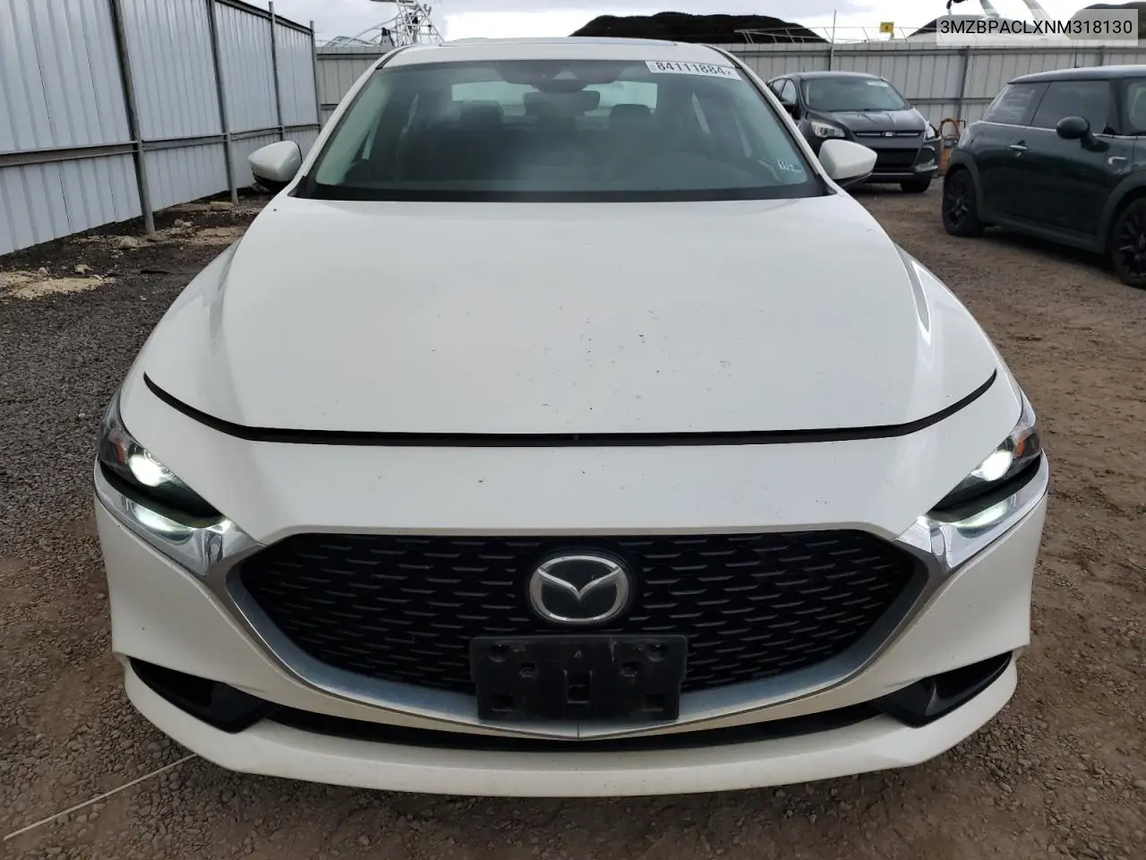 2022 Mazda 3 Preferred VIN: 3MZBPACLXNM318130 Lot: 84111884