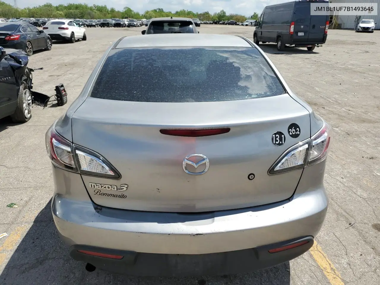 2023 Mazda 3 I VIN: JM1BL1UF7B1493645 Lot: 55276295