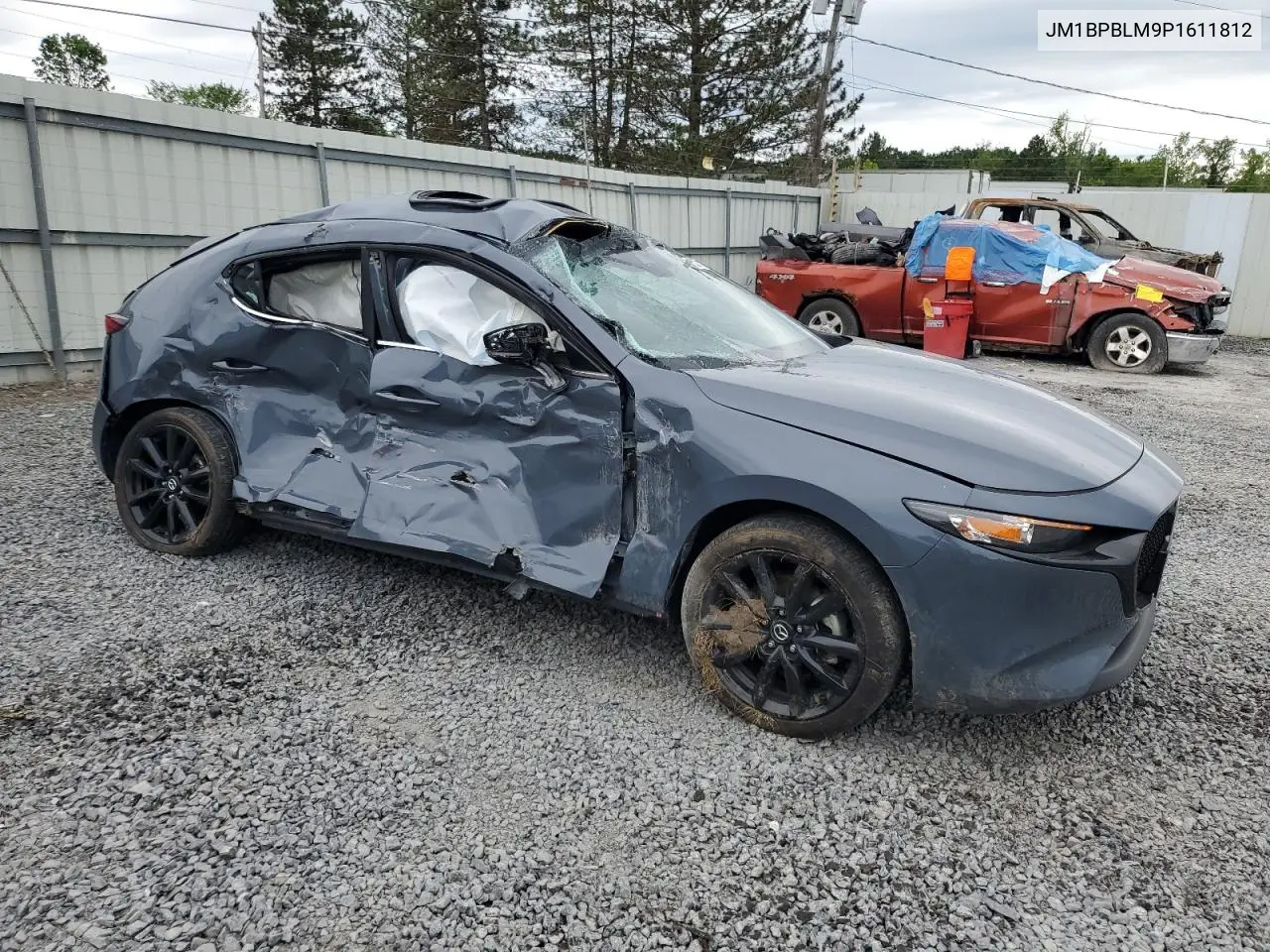 2023 Mazda 3 Preferred VIN: JM1BPBLM9P1611812 Lot: 62710575