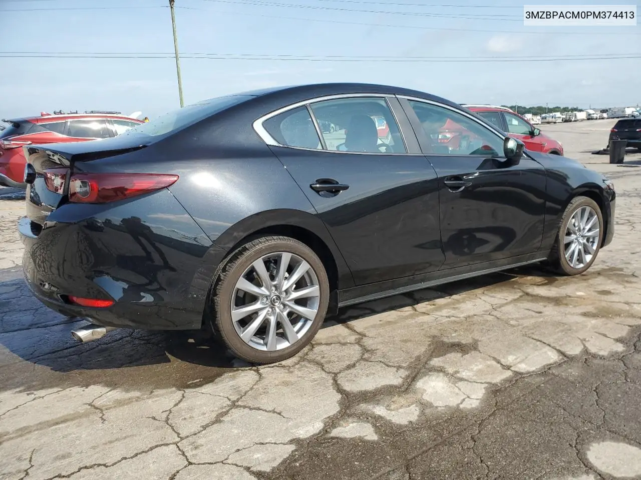 2023 Mazda 3 Preferred VIN: 3MZBPACM0PM374413 Lot: 63022915