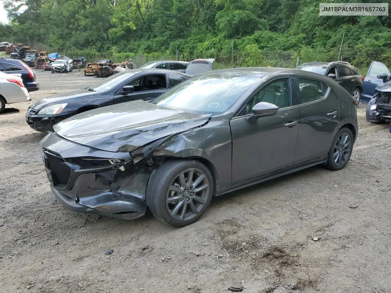 2024 Mazda 3 Preferred VIN: JM1BPALM3R1657763 Lot: 63000355