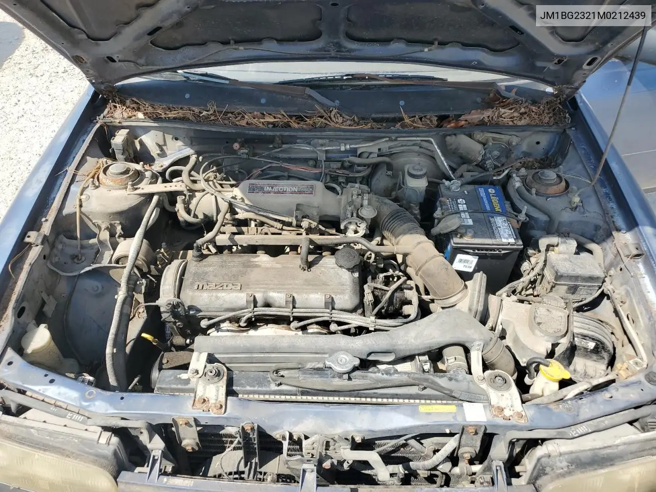1991 Mazda 323 Base VIN: JM1BG2321M0212439 Lot: 56119505