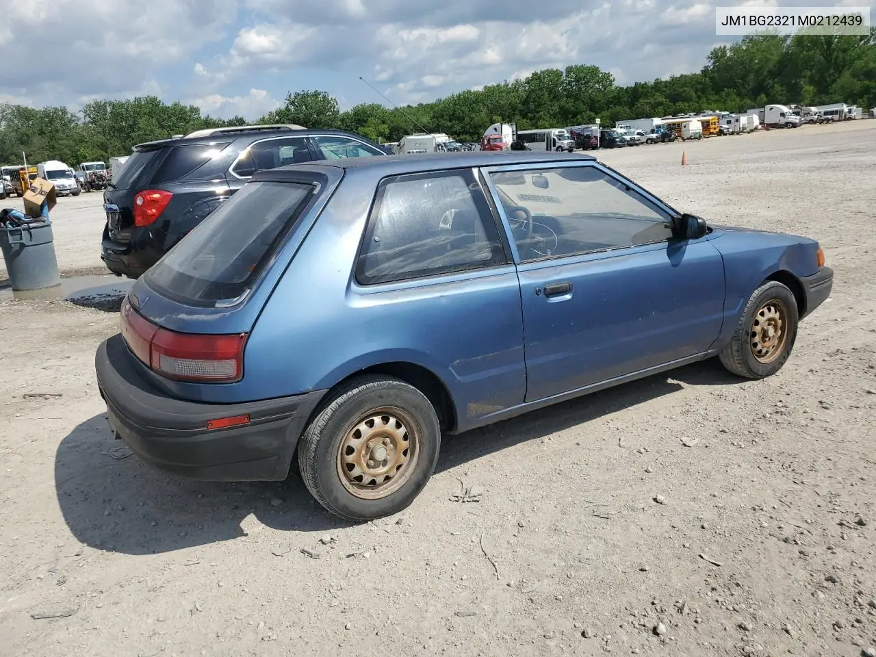 1991 Mazda 323 Base VIN: JM1BG2321M0212439 Lot: 56119505