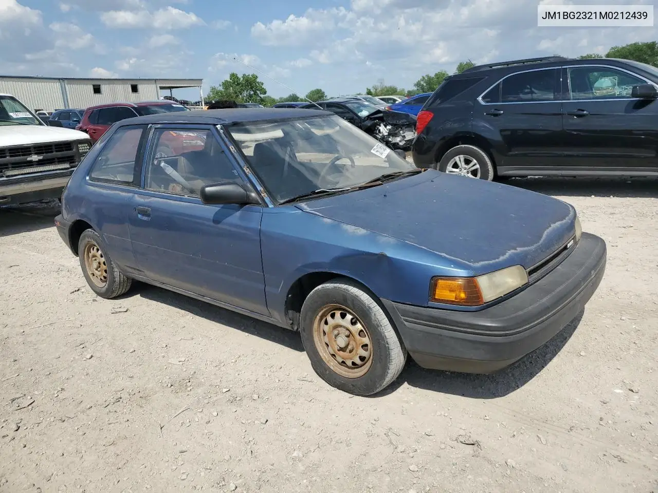 1991 Mazda 323 Base VIN: JM1BG2321M0212439 Lot: 56119505
