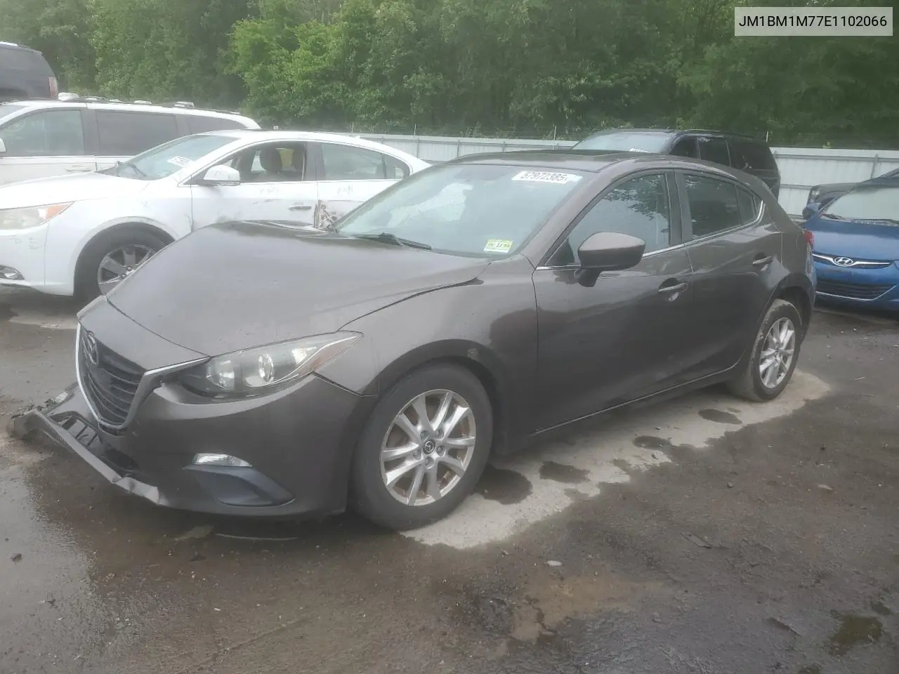 2014 Mazda 3 Grand Touring VIN: JM1BM1M77E1102066 Lot: 57972385