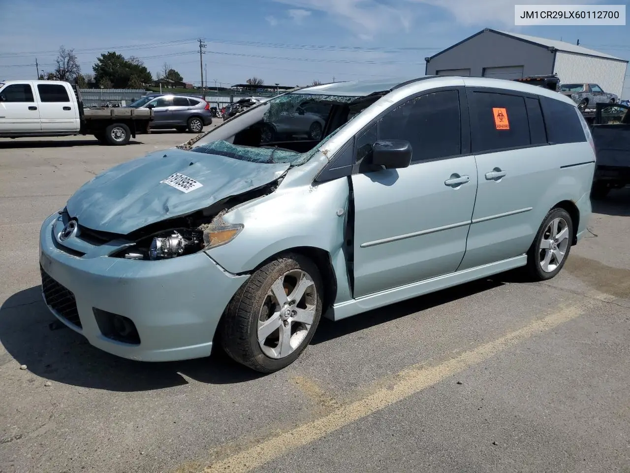 2006 Mazda 5 VIN: JM1CR29LX60112700 Lot: 51918955