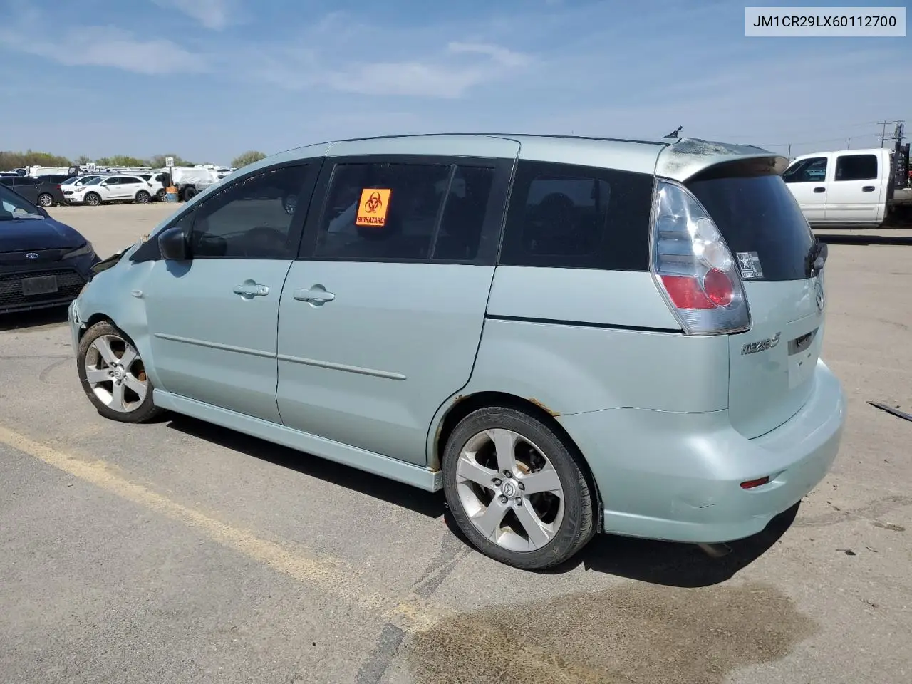 2006 Mazda 5 VIN: JM1CR29LX60112700 Lot: 51918955
