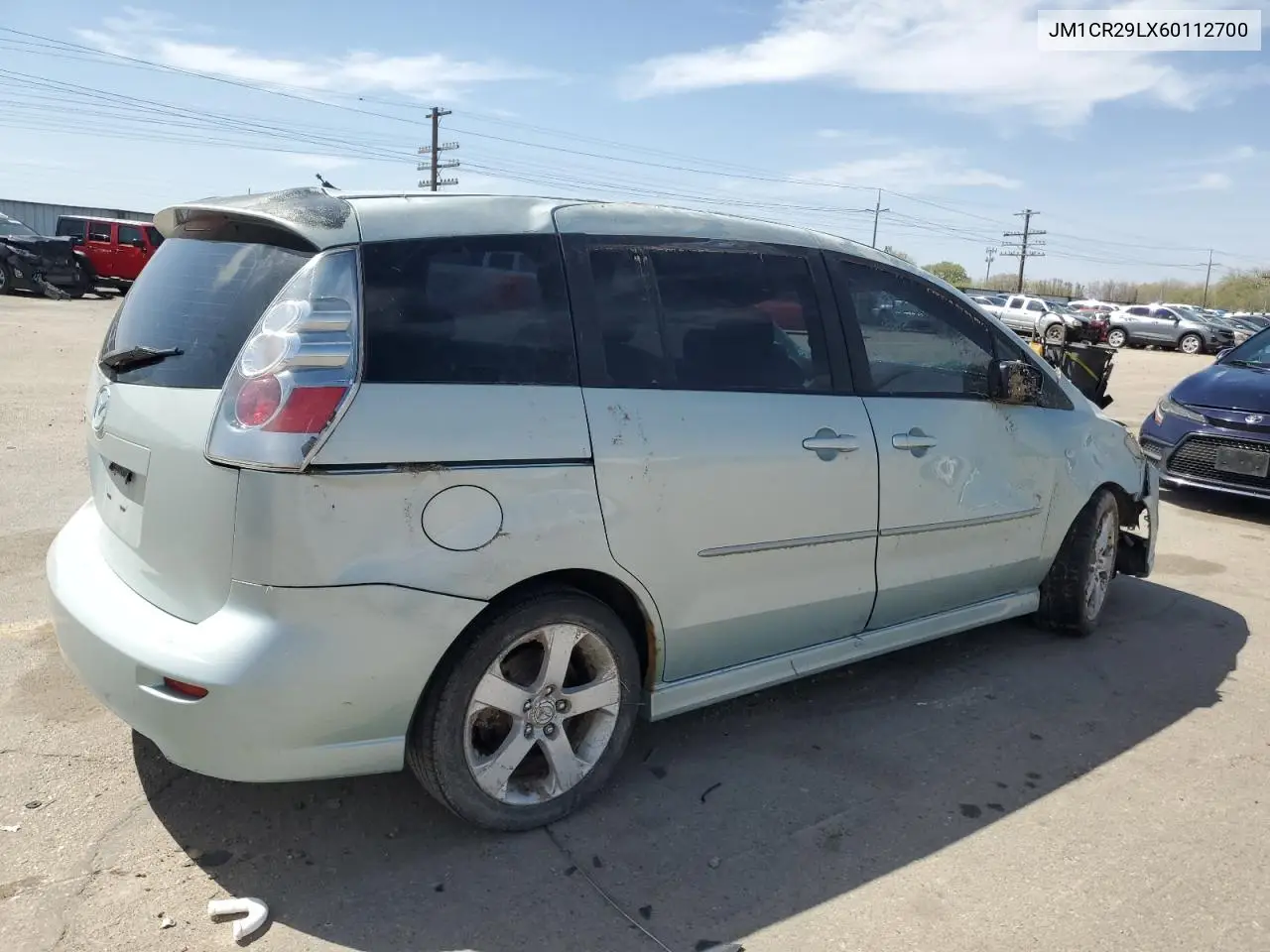 2006 Mazda 5 VIN: JM1CR29LX60112700 Lot: 51918955