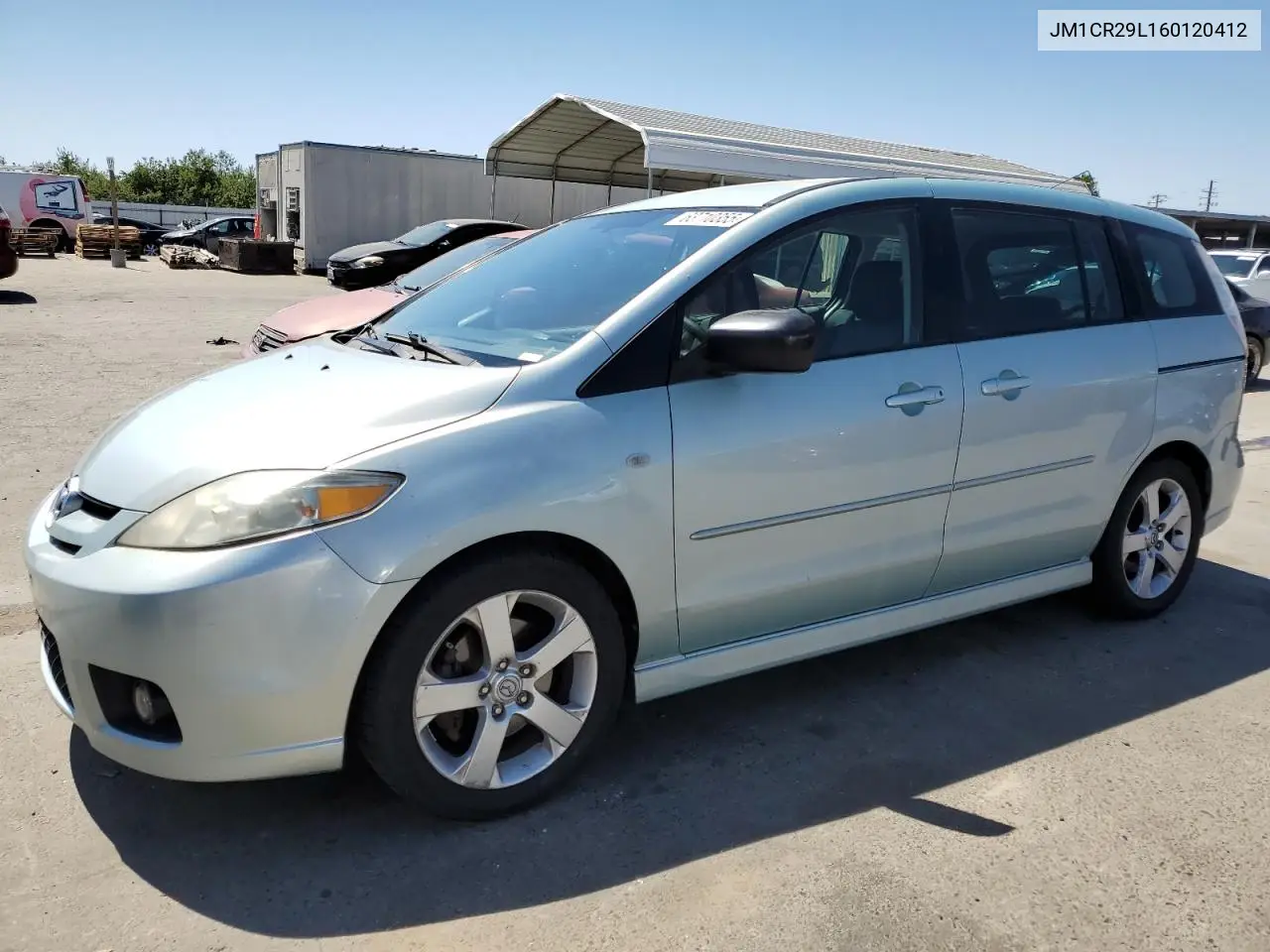2006 Mazda 5 VIN: JM1CR29L160120412 Lot: 63710355