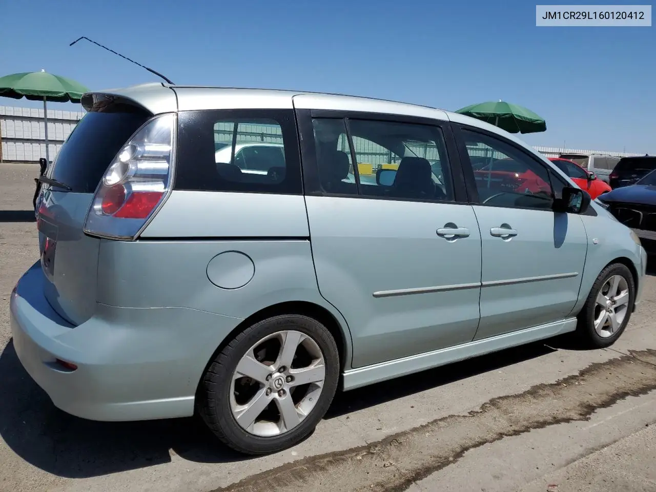 2006 Mazda 5 VIN: JM1CR29L160120412 Lot: 63710355