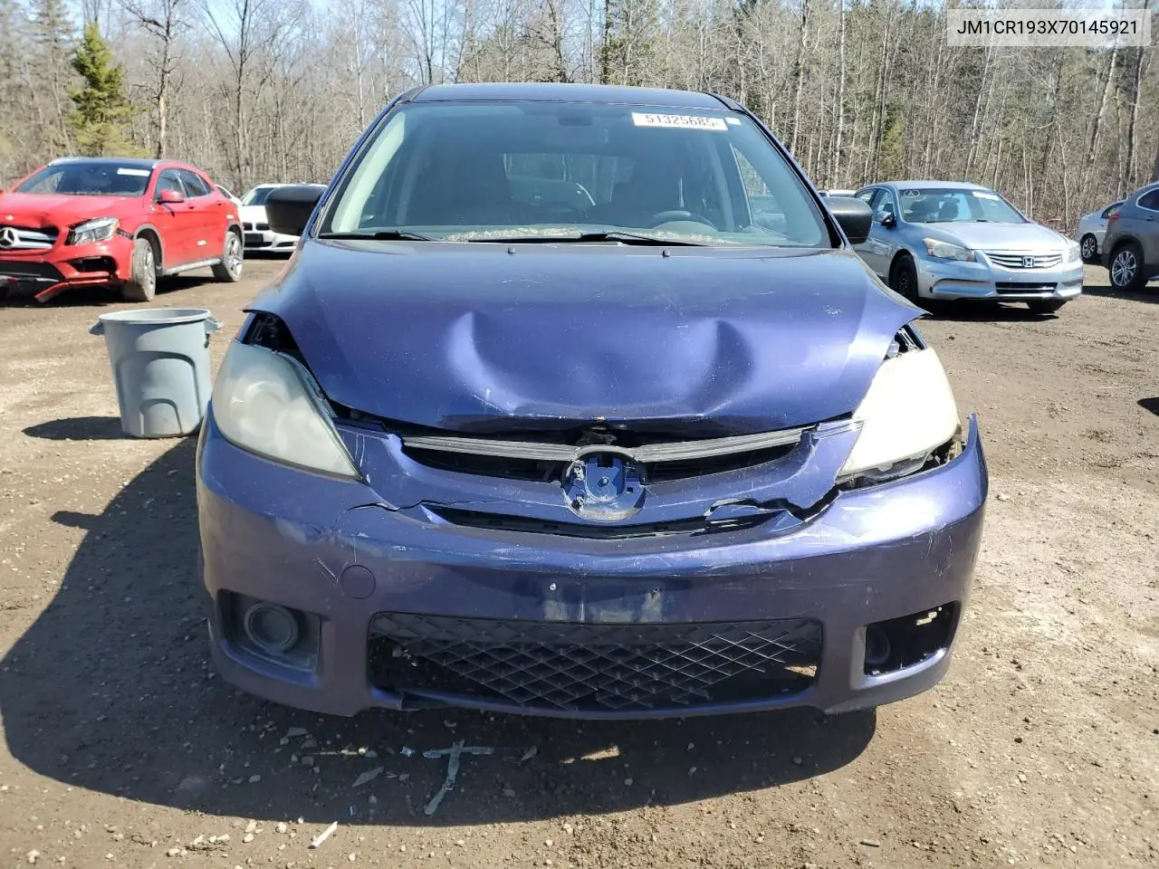 2007 Mazda 5 VIN: JM1CR193X70145921 Lot: 51325685