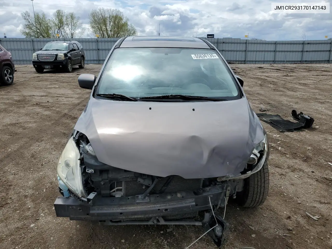 2007 Mazda 5 VIN: JM1CR293170147143 Lot: 55636135