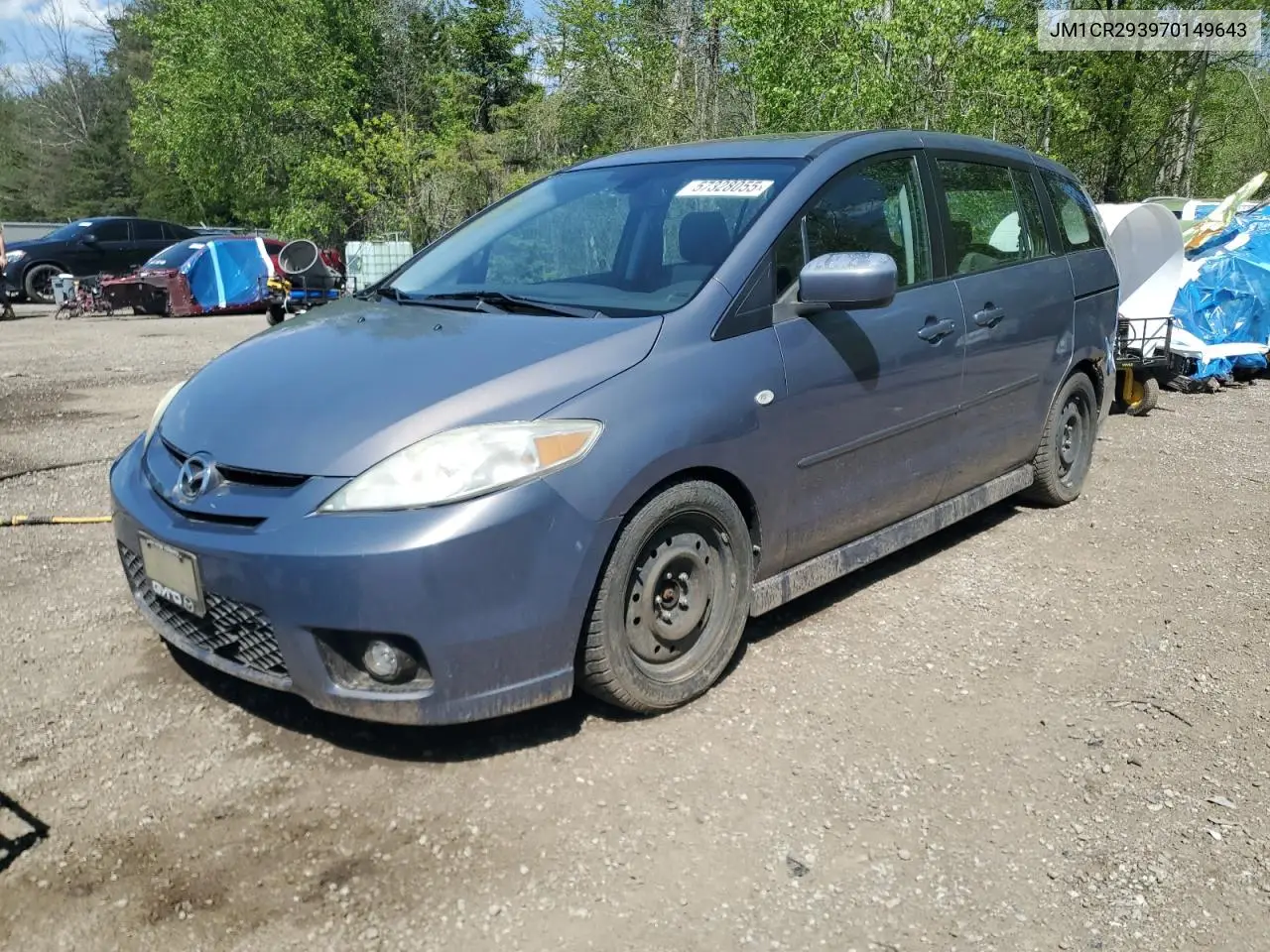 2007 Mazda 5 VIN: JM1CR293970149643 Lot: 57328055