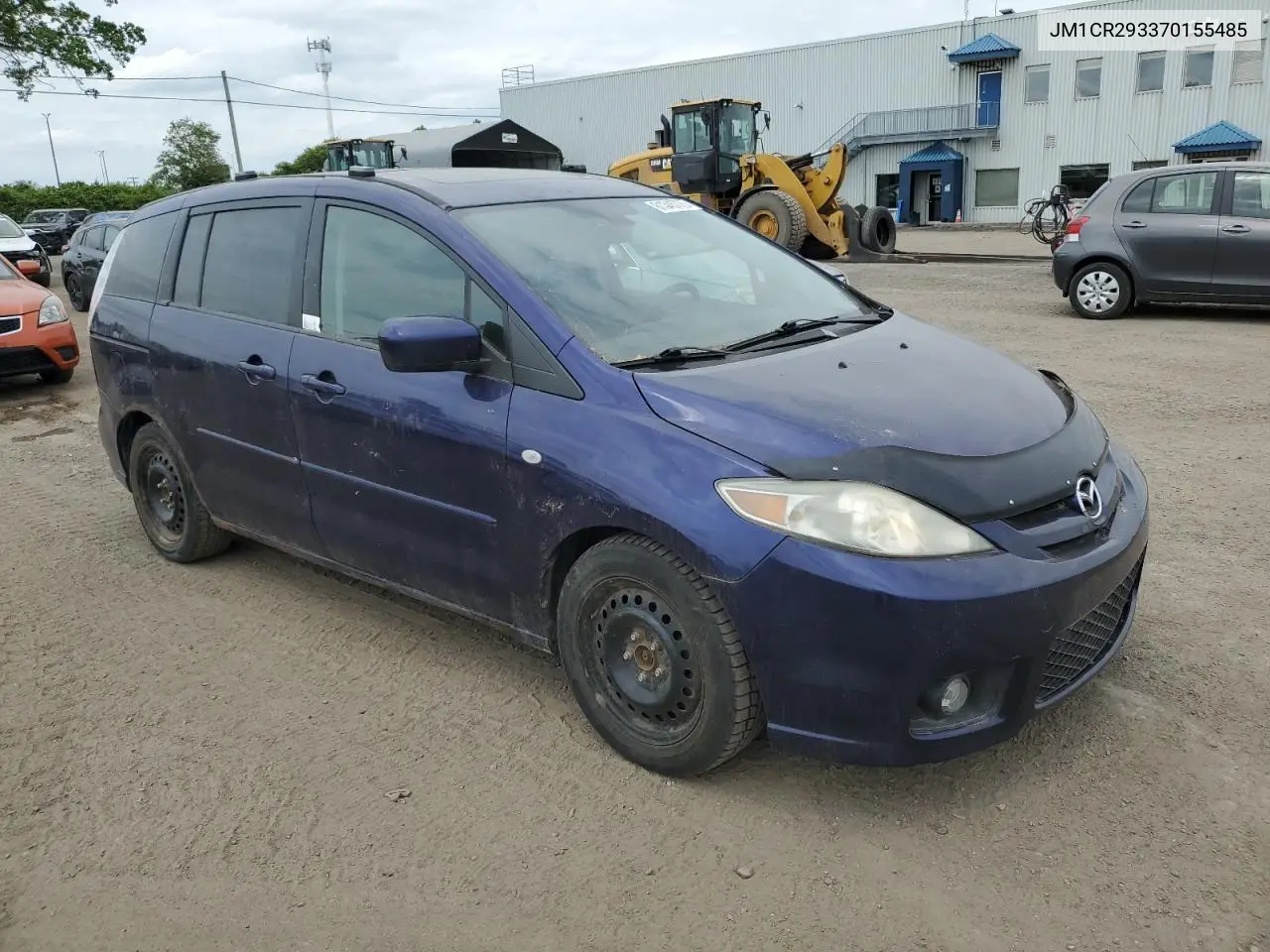 2007 Mazda 5 VIN: JM1CR293370155485 Lot: 61345775