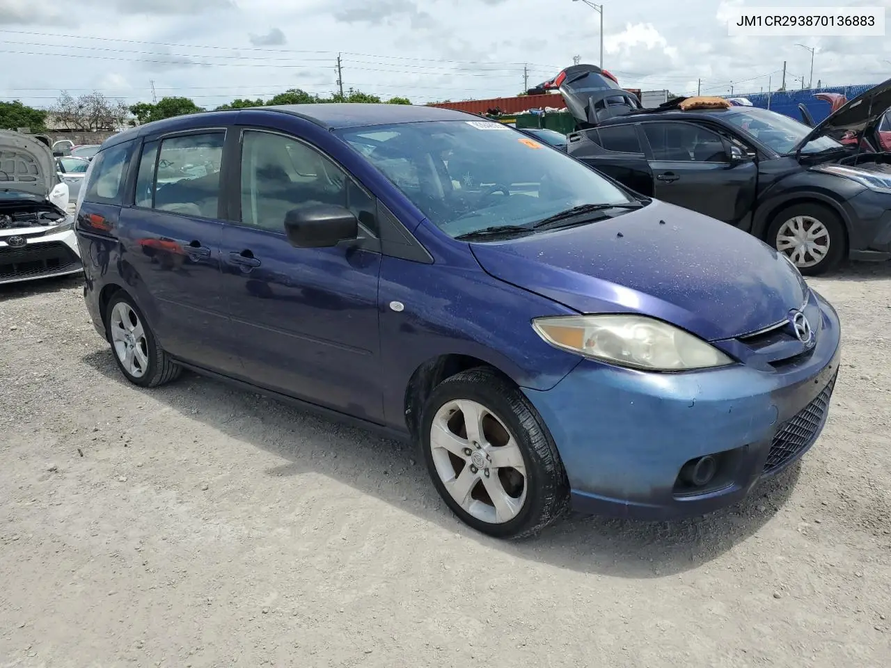 2007 Mazda 5 VIN: JM1CR293870136883 Lot: 63948565