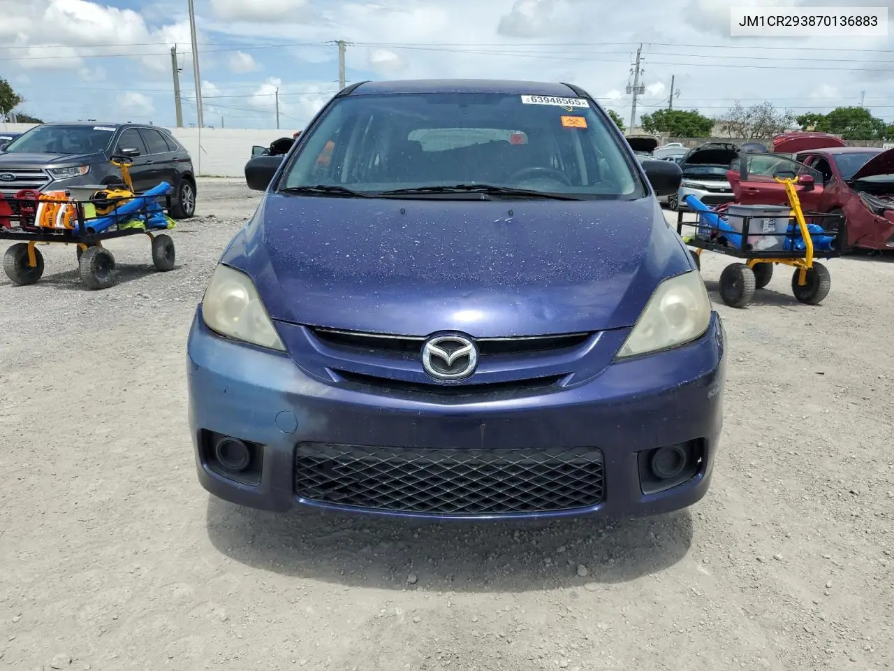 2007 Mazda 5 VIN: JM1CR293870136883 Lot: 63948565