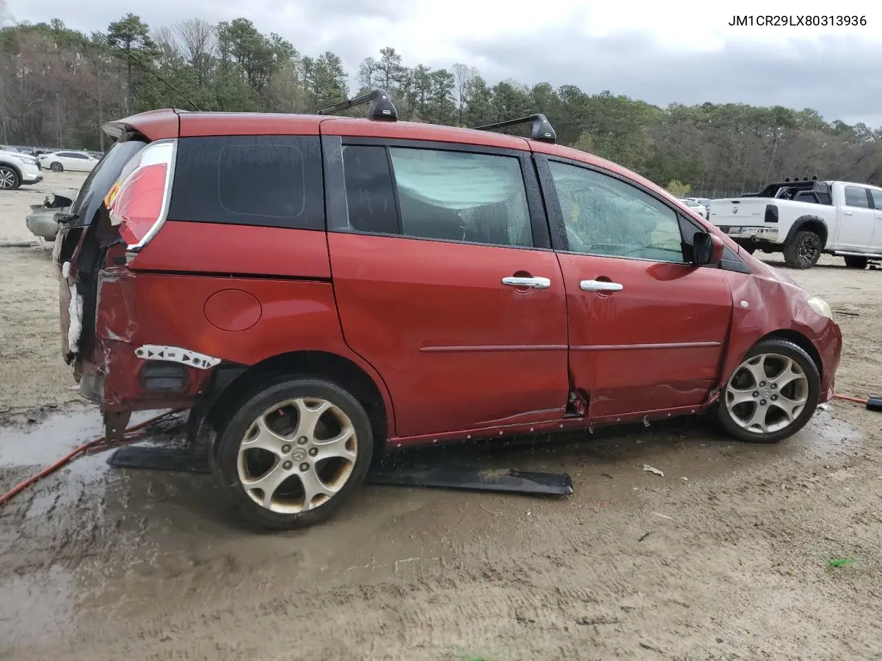 2008 Mazda 5 VIN: JM1CR29LX80313936 Lot: 51458235