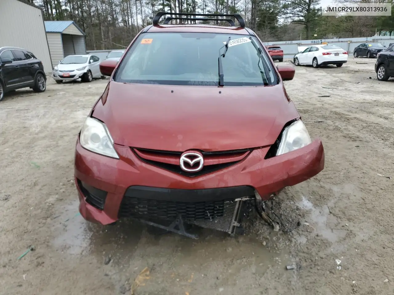 2008 Mazda 5 VIN: JM1CR29LX80313936 Lot: 51458235