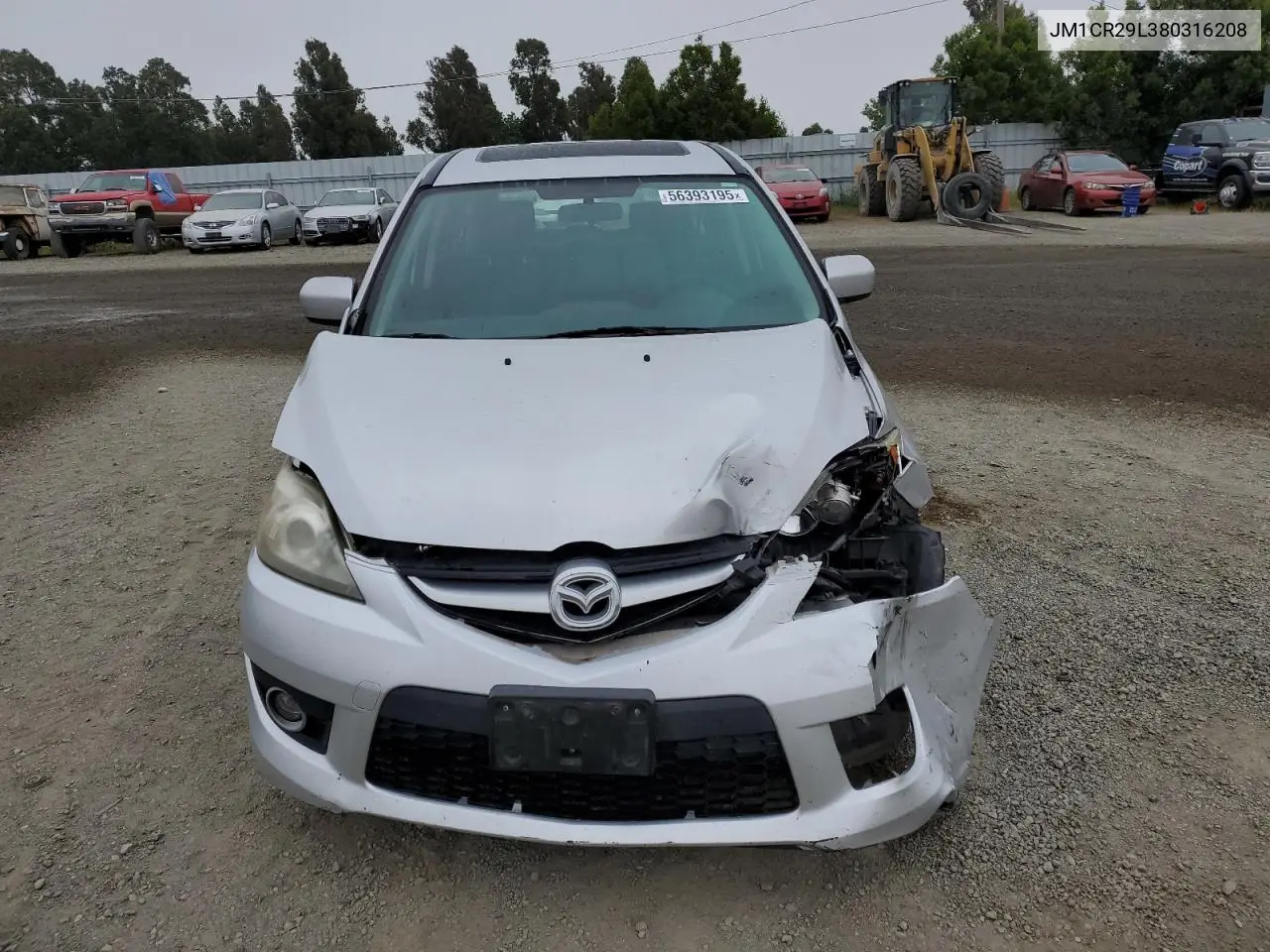 2008 Mazda 5 VIN: JM1CR29L380316208 Lot: 56393195