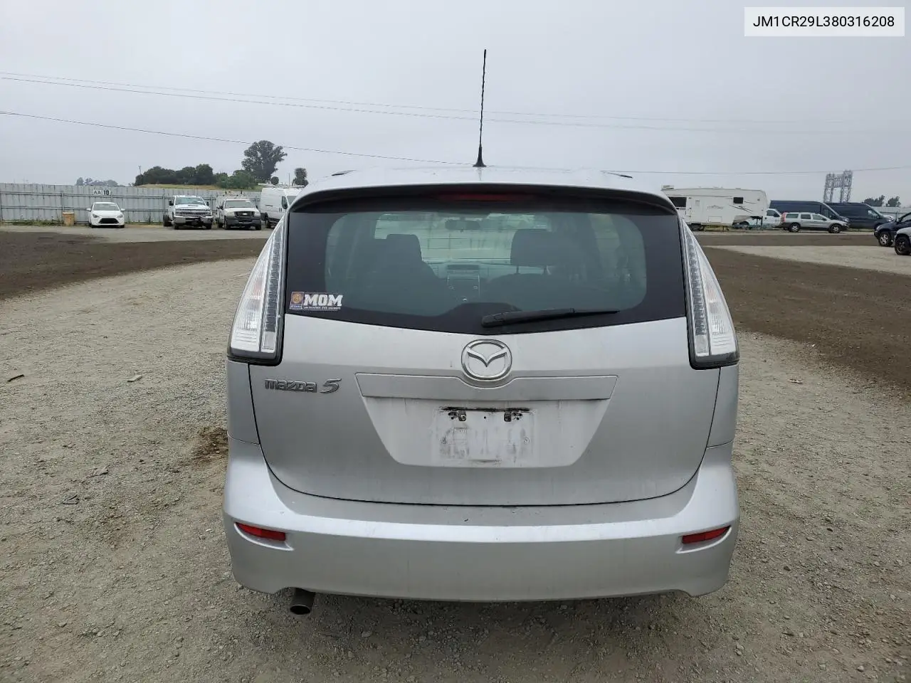 2008 Mazda 5 VIN: JM1CR29L380316208 Lot: 56393195
