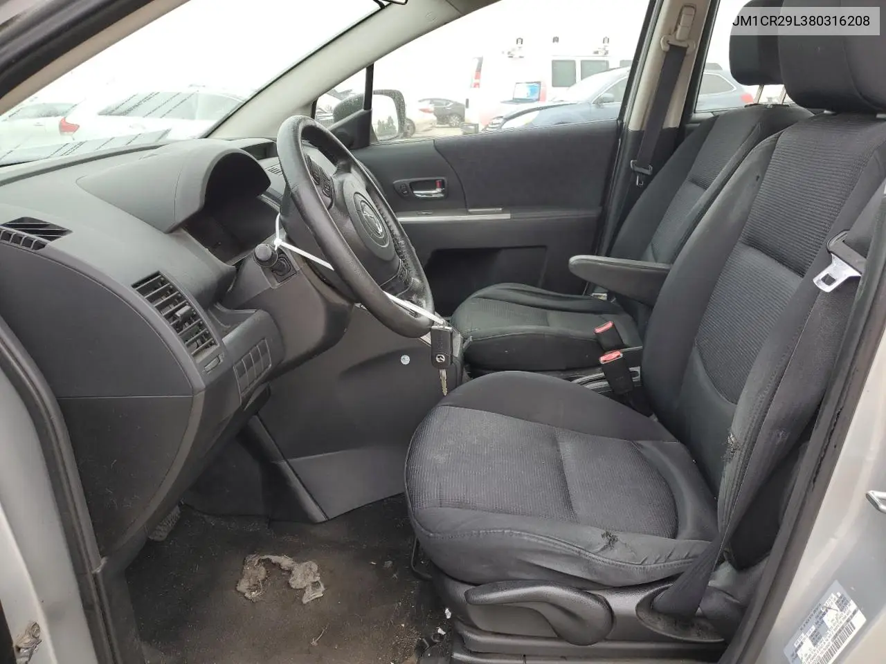 2008 Mazda 5 VIN: JM1CR29L380316208 Lot: 56393195