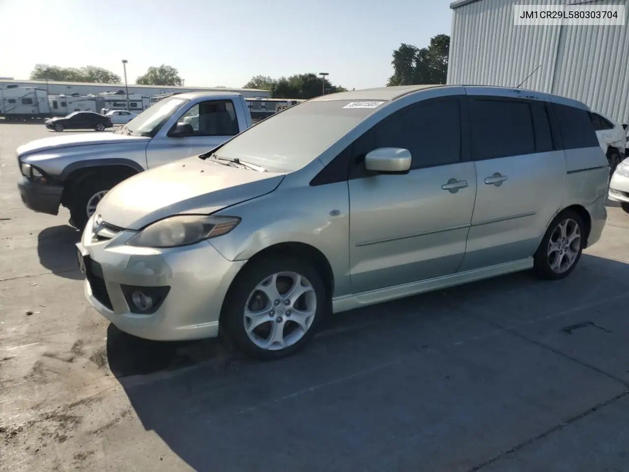 2008 Mazda 5 VIN: JM1CR29L580303704 Lot: 59441585